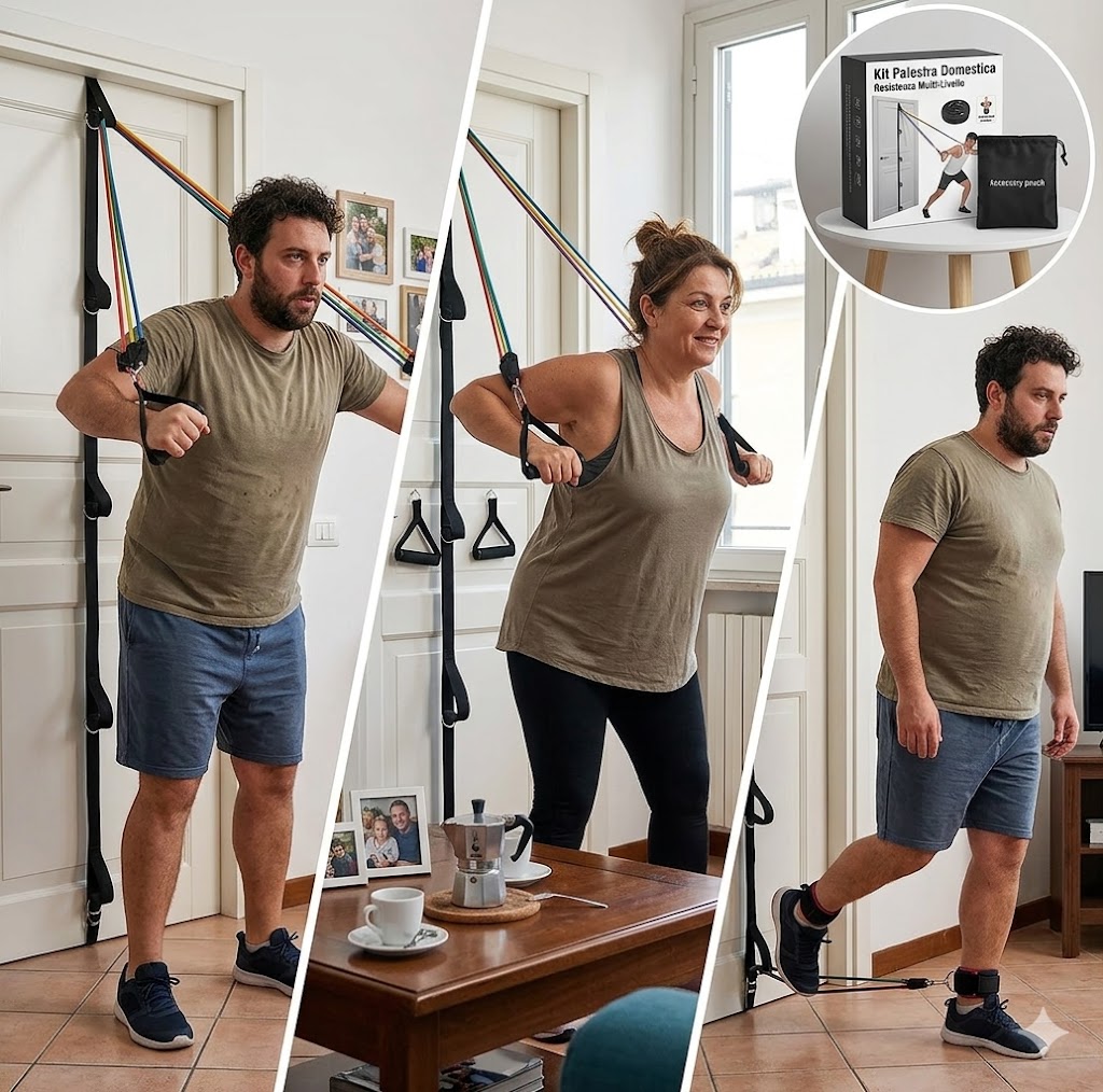 Kit Allenamento da Casa: bande elastiche e accessori